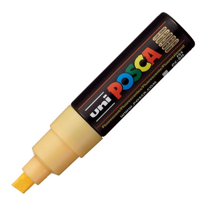 Paint Marker, PC-8K Chisel Tip, Fluorescent Light Orange