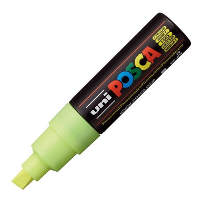 Paint Marker, PC-8K Chisel Tip, Fluorescent Yellow