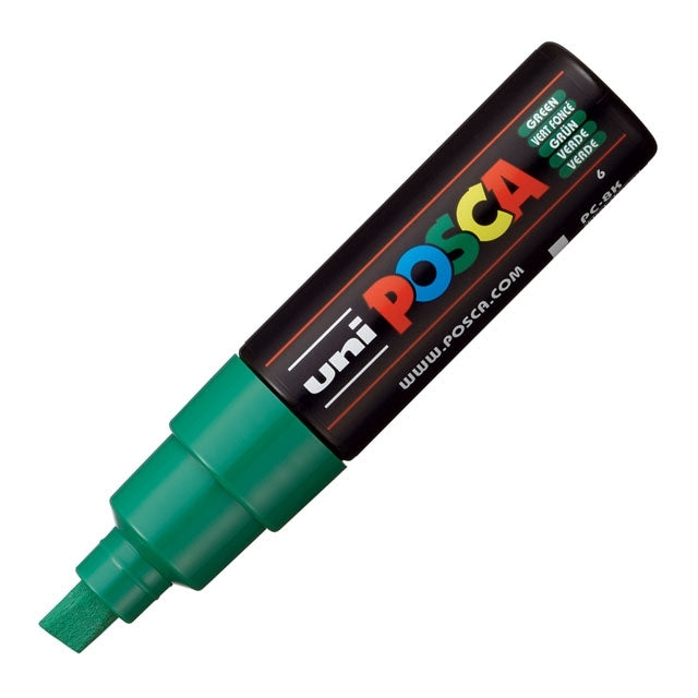 Paint Marker, PC-8K Chisel Tip, Green