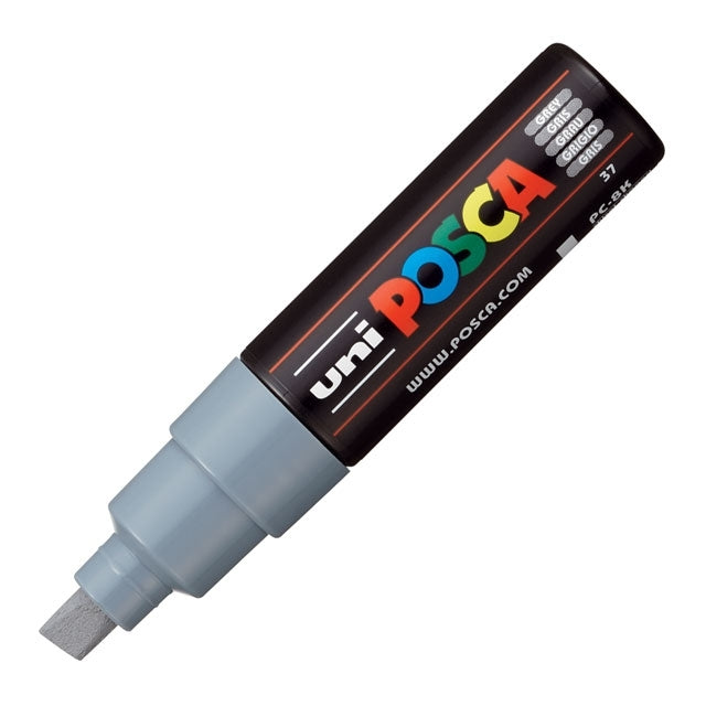 Paint Marker, PC-8K Chisel Tip, Grey