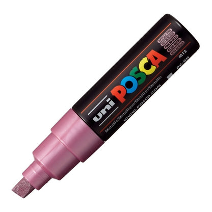 Paint Marker, PC-8K Chisel Tip, Metallic Pink