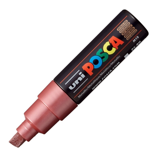 Paint Marker, PC-8K Chisel Tip, Metallic Red