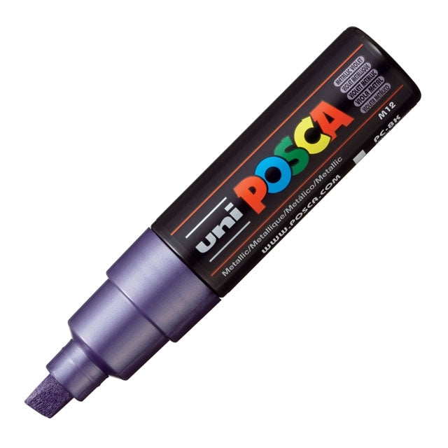 Paint Marker, PC-8K Chisel Tip, Metallic Violet