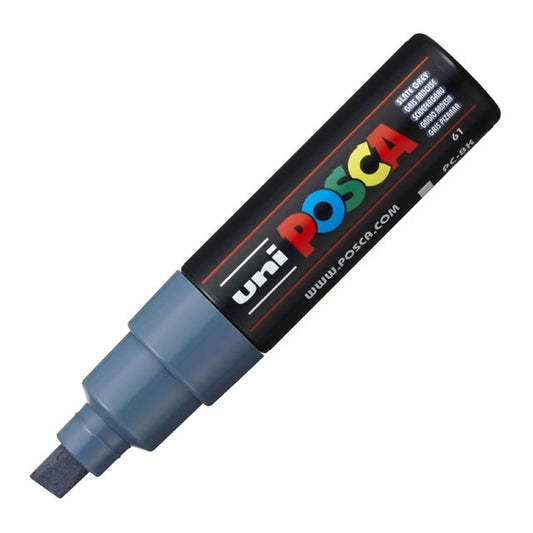 Posca Paint Maker - Chisel Tip, Slate Grey