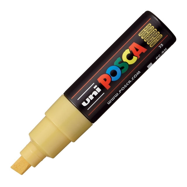 Paint Marker, PC-8K Chisel Tip, Straw Yellow