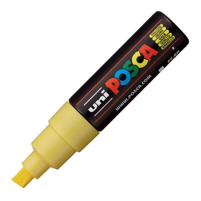 Paint Marker, PC-8K Chisel Tip, Yellow