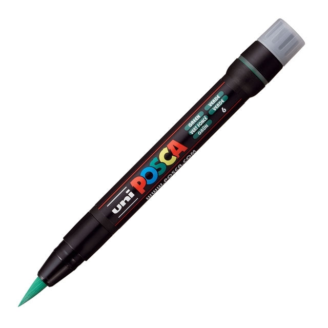 Paint Marker, PCF-350 Brush Tip, Green