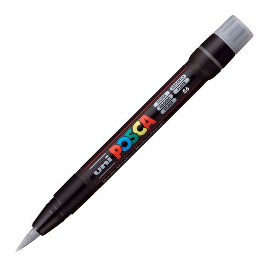 Paint Marker, PCF-350 Brush Tip, Silver