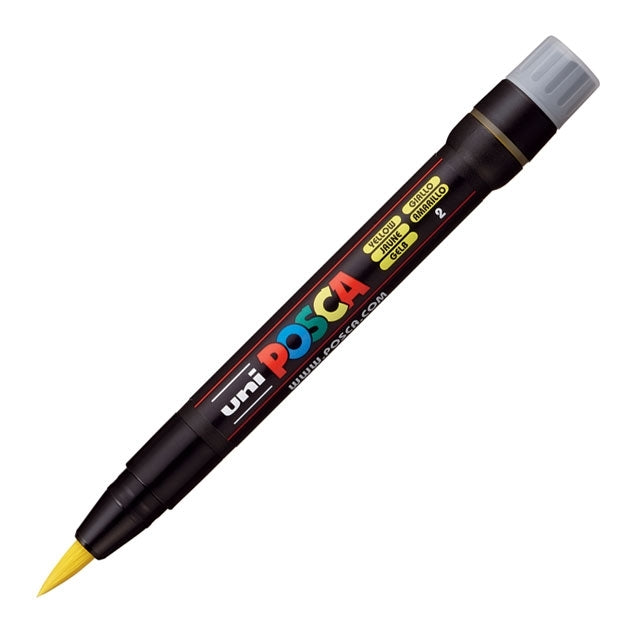 Paint Marker, PCF-350 Brush Tip, Yellow