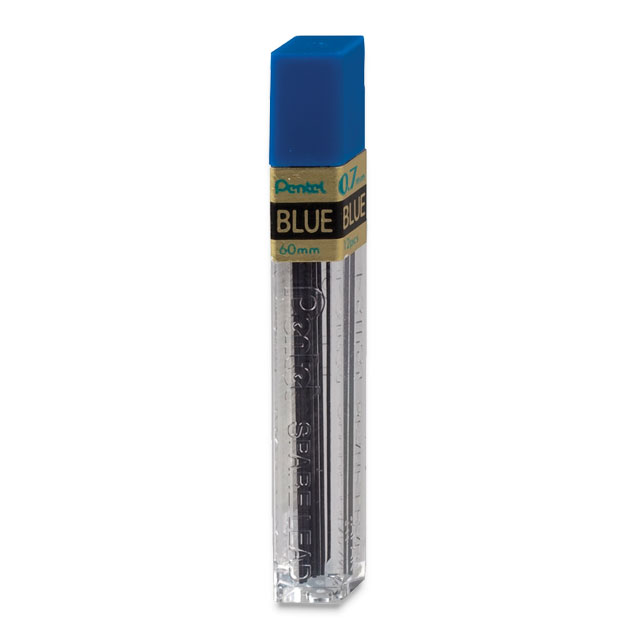 Lead Refills, Pkg of 12 Blue 0.7 mm 