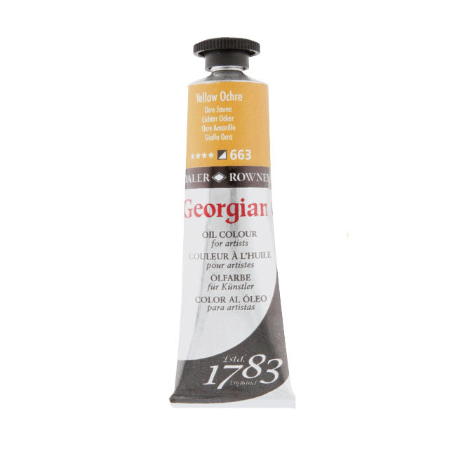 Daler-Rowney Georgian Oil Colors - Yellow Ochre, 38 ml,