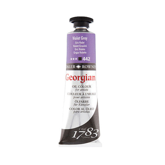 Daler-Rowney Georgian Oil Colors - Violet Grey, 38 ml,