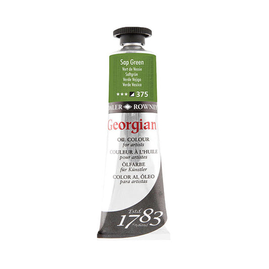 Daler-Rowney Georgian Oil Colors - Sap Green, 38 ml,