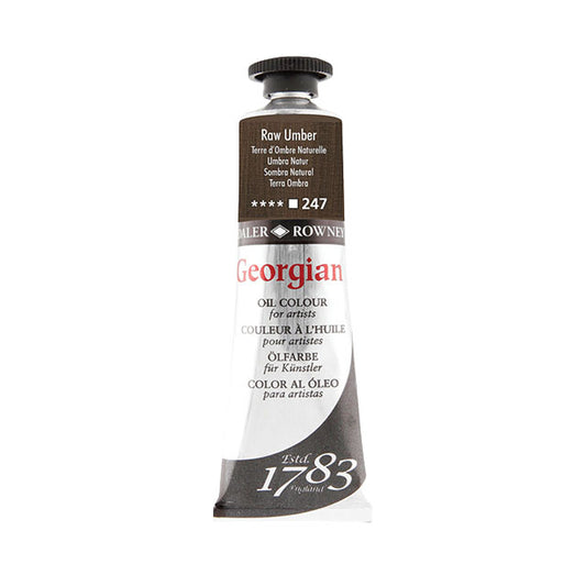 Daler-Rowney Georgian Oil Colors - Raw Umber, 38 ml,