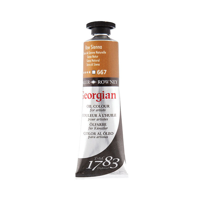 Daler-Rowney Georgian Oil Colors - Raw Sienna, 38 ml,