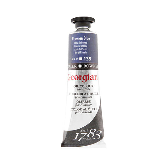 Daler-Rowney Georgian Oil Colors - Prussian Blue, 38 ml,