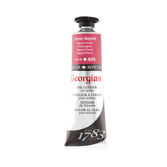 Daler-Rowney Georgian Oil Colors - Primary Magenta, 38 ml,