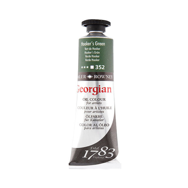 Daler-Rowney Georgian Oil Colors - Hookers Green, 38 ml,