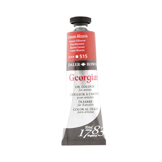 Daler-Rowney Georgian Oil Colors - Alizarin Crimson, 38 ml,