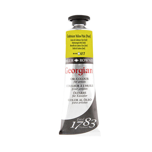 Daler-Rowney Georgian Oil Colors - Cadmium Yellow Pale Hue, 38 ml,