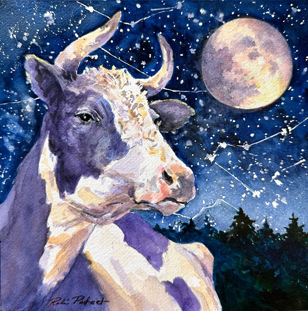 Robin Poteet Online Art Workshop: Ever Met a Purple Cow? March 3-4, 2025