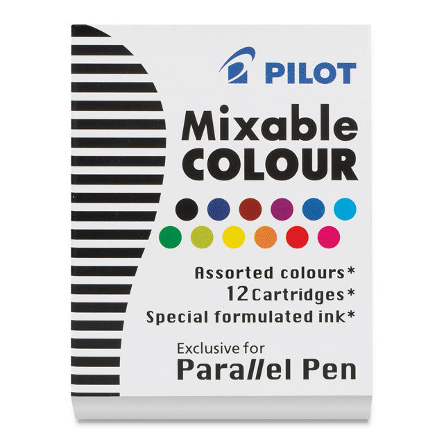 Pen Refills, Pkg of 12 Assorted Colors