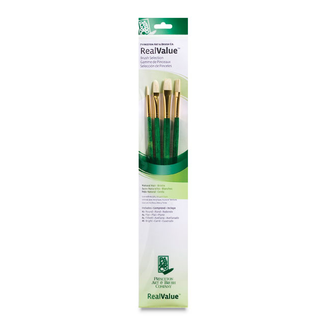 Set of 4 Bristle Brushes (No. 9118)