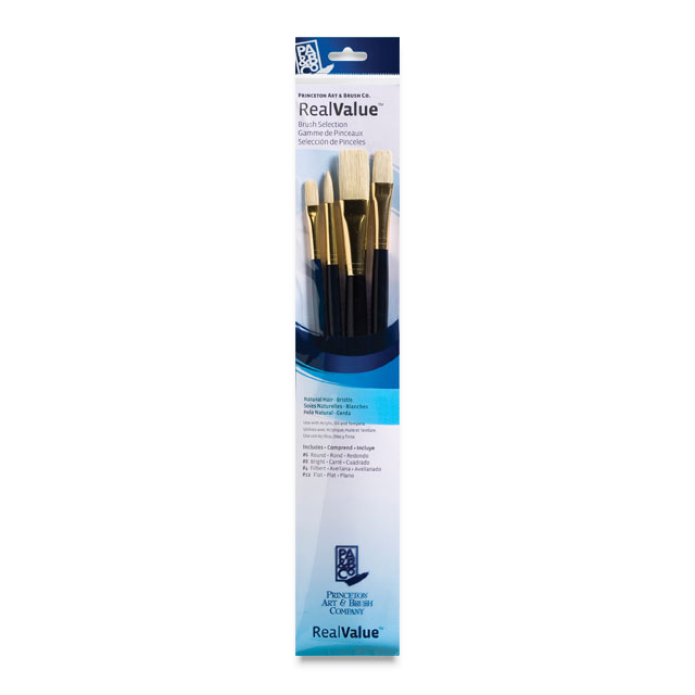 Set of 4 Bristle Brushes (No. 9131)