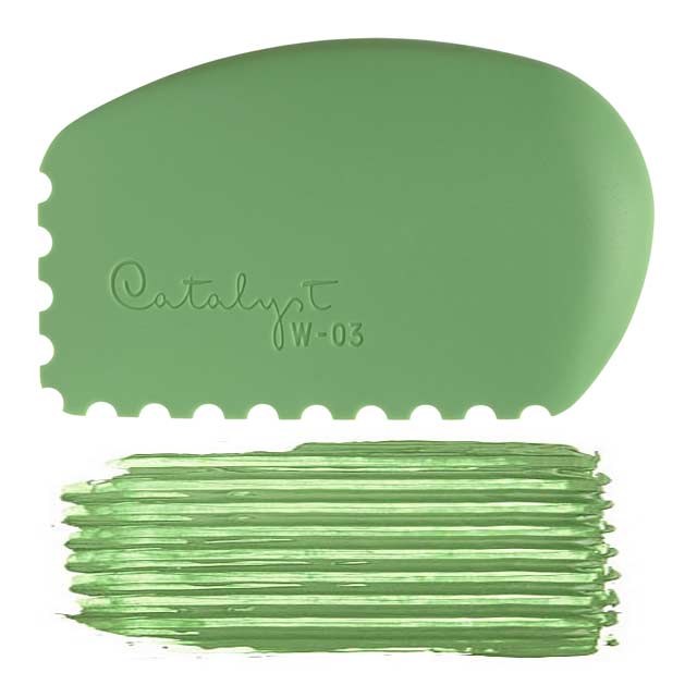 Princeton Catalyst Silicone Wedge, No. 3, Green