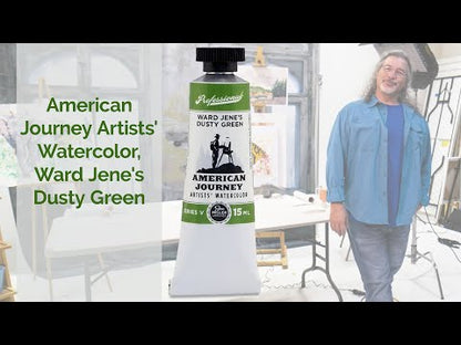 American Journey Artists' Watercolor - Ward Jene's Dusty Green, 37 ml