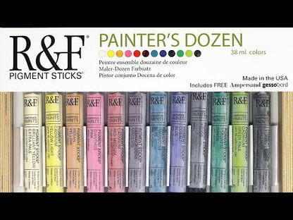 R&F Pigment Sticks - Painter's Dozen 12 Color Set