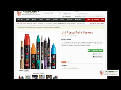 Uni Posca Paint Marker Sets