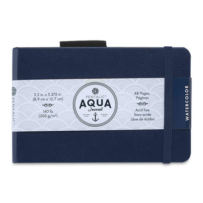 Pentalic Aqua Journal, 3-1/2" x 5-3/8"