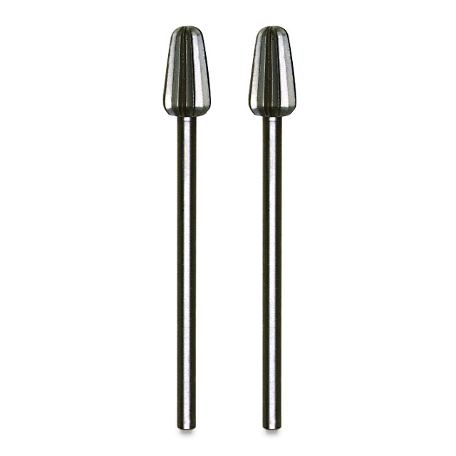 Proxxon Tungsten Vanadium Cutter - Rounded Cone, 5/32", 2 Pack