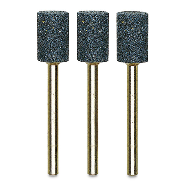 Proxxon Corundum Grinding Bits - Cylinder, 3 Pack