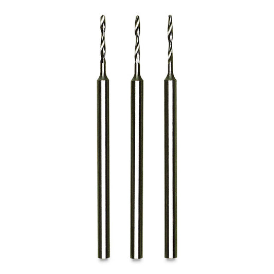 Proxxon Tungsten Vanadium Micro Twist Drills - 1/32" (1 mm.), 3 Pack