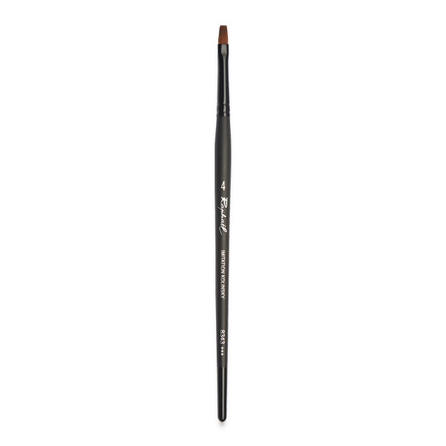 Raphaël Stradivarius Synthetic Kolinsky Sable Brush - Series 8343 Flat, Size 4