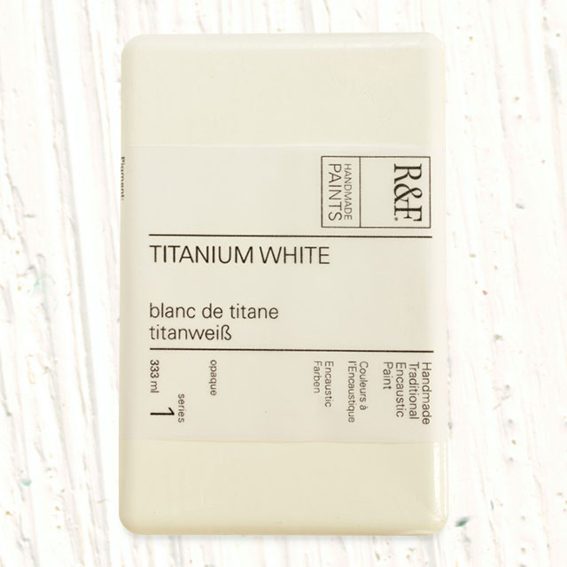 R&F Encaustic Paint - Titanium White, 333 ml