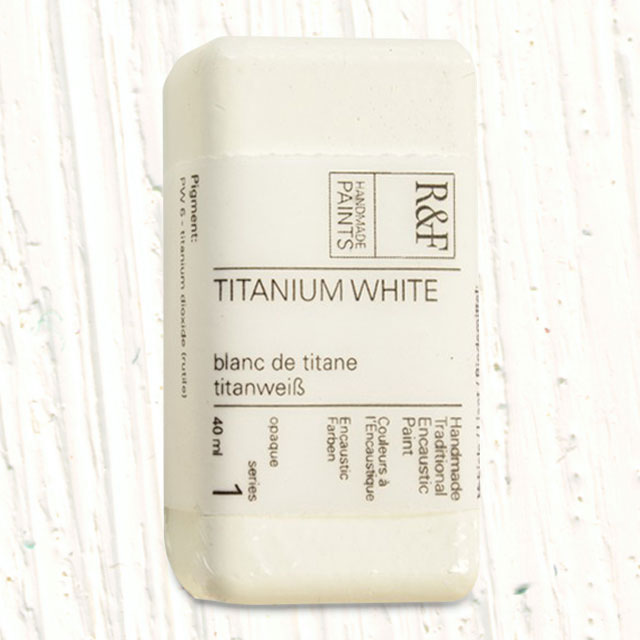 R&F Encaustic Paint - Titanium White, 40 ml