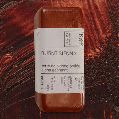 R&F Encaustic Paint - Burnt Sienna, 104 ml