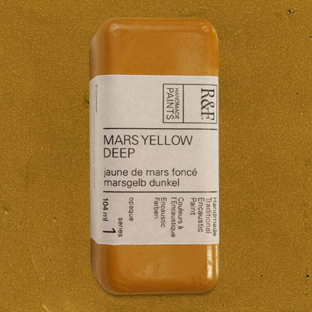 R&F Encaustic Paint - Mars Yellow Deep, 104 ml