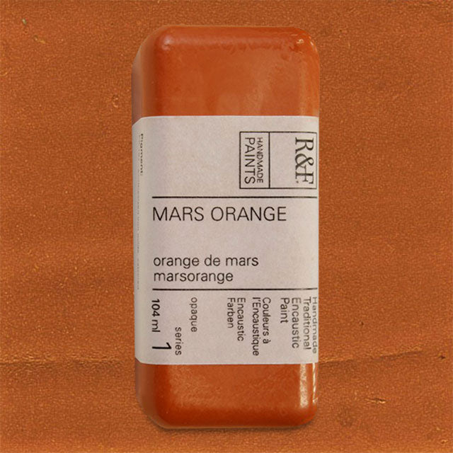 R&F Encaustic Paint - Mars Orange, 104 ml