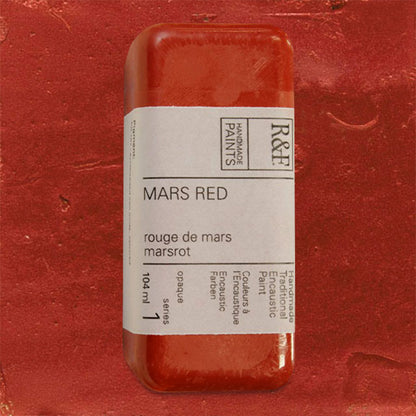 R&F Encaustic Paint - Mars Red, 104 ml