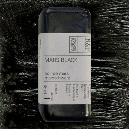 R&F Encaustic Paint - Mars Black, 104 ml