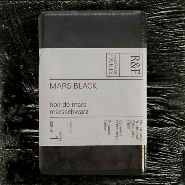 R&F Encaustic Paint - Mars Black, 333 ml