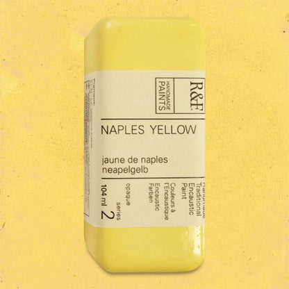 R&F Encaustic Paint - Naples Yellow, 104 ml