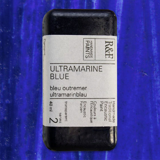 R&F Encaustic Paint - Ultramarine Blue, 40 ml