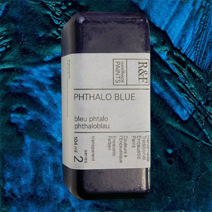 R&F Encaustic Paint - Phthalo Blue, 104 ml