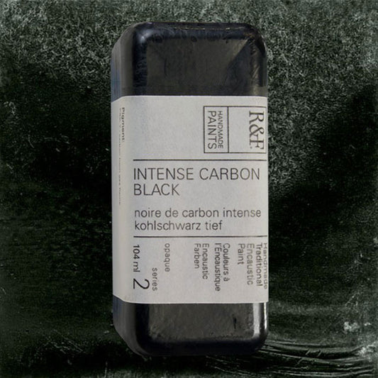 R&F Encaustic Paint - Intense Carbon Black, 104 ml