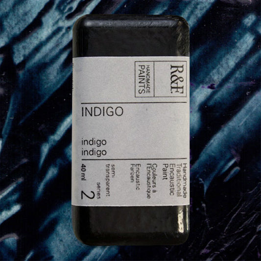 R&F Encaustic Paint - Indigo, 40 ml